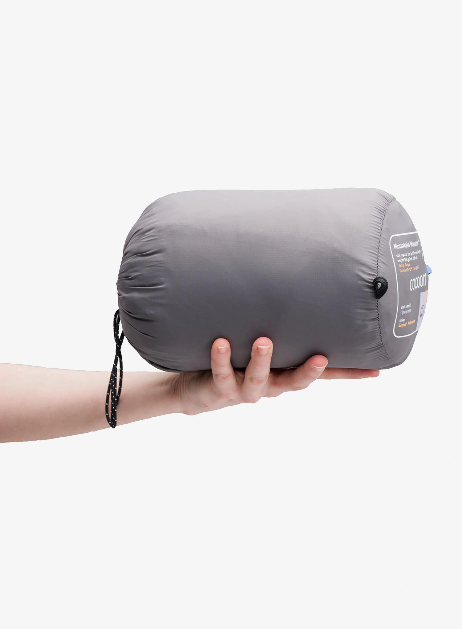 Śpiwór syntetyczny Cocoon Mountain Wanderer Long (195 cm) - volcano grey/blue 6/7
