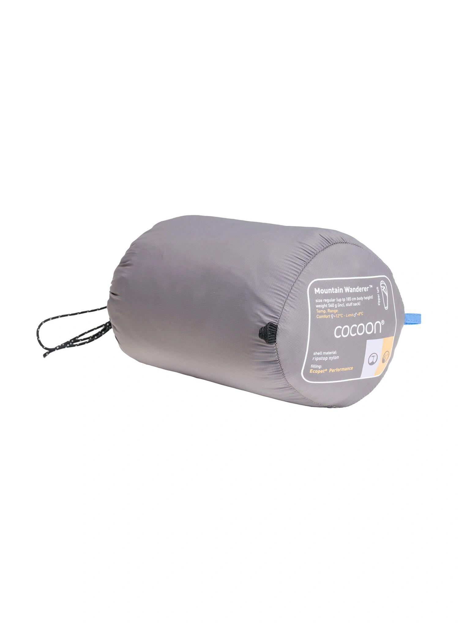 Śpiwór syntetyczny Cocoon Mountain Wanderer Long (195 cm) - volcano grey/blue 3/7