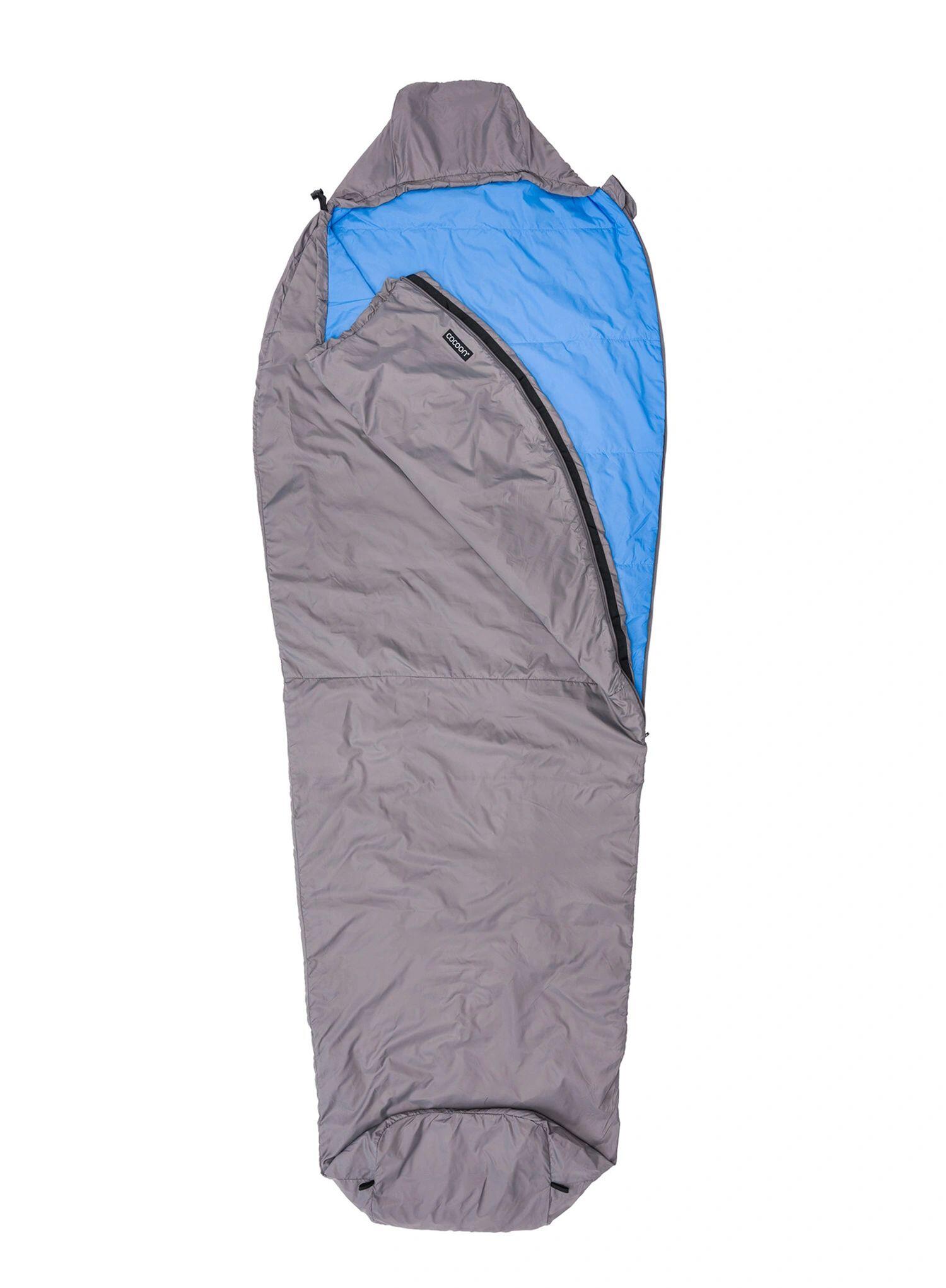 Śpiwór syntetyczny Cocoon Mountain Wanderer Long (195 cm) - volcano grey/blue 2/7