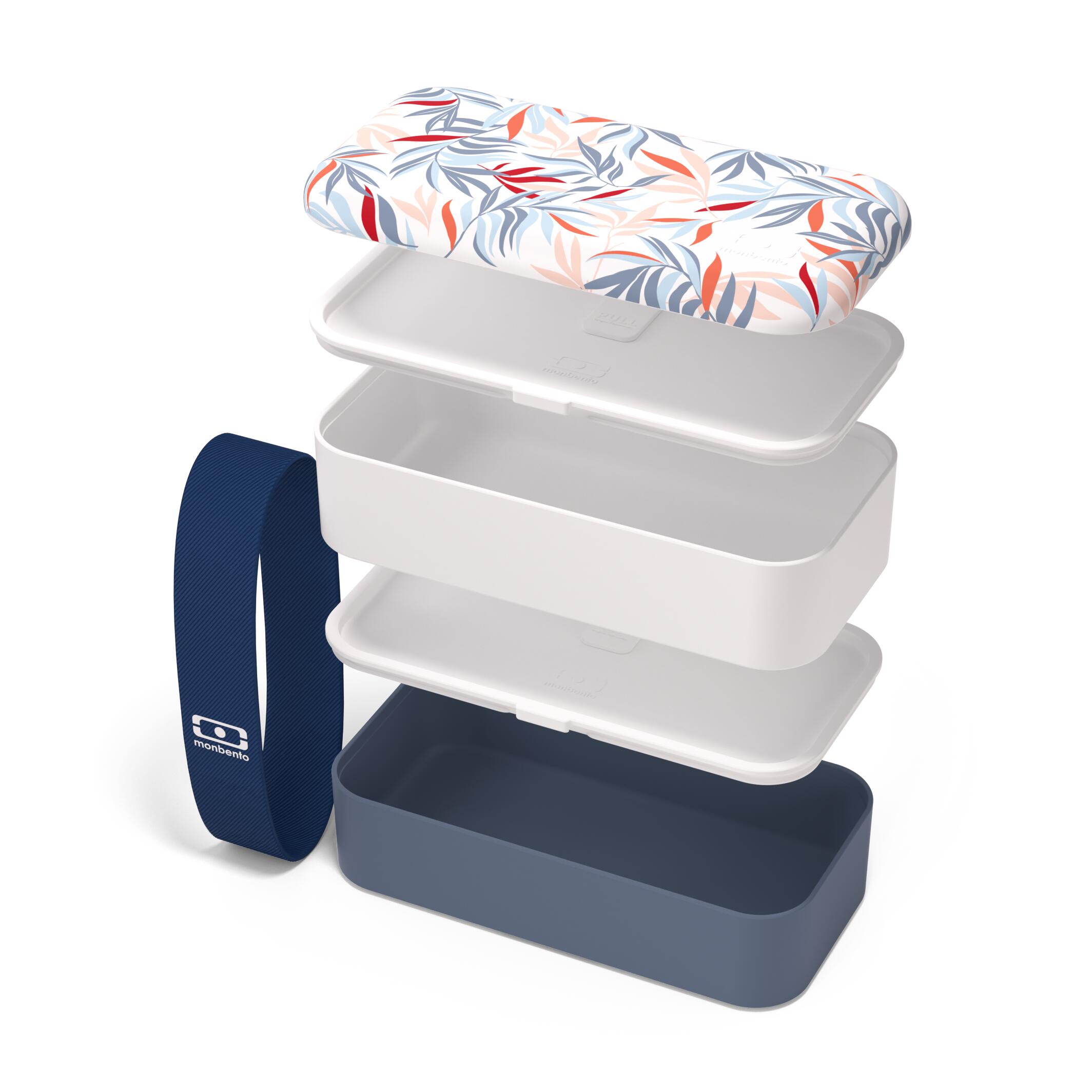 Boite repas 2x500ml - 1L|Adulte |Bureau, pique-nique|Made in France|Original 3/4