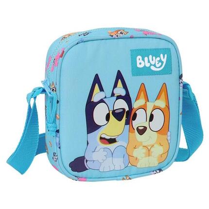 Bluey Kinder-Schultertasche mit verstellbarem Riemen und Reißverschluss, Rosa
