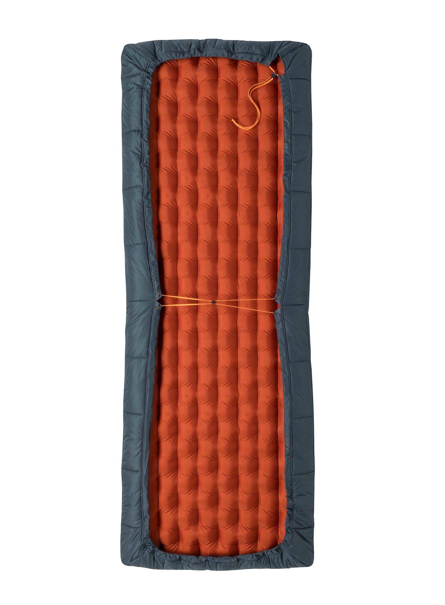 Prześcieradło Big Agnes Insulated Sleeping Pad Cover - dark slate 2/3