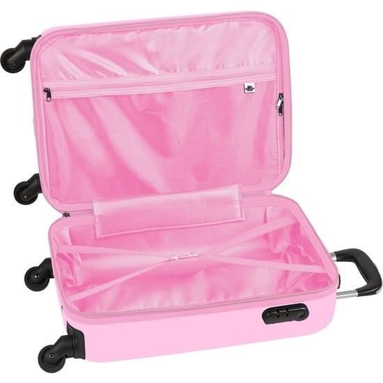 Bolsa de ombro infantil Na Na Na Surprise com alça ajustável e pompom rosa. 4/4