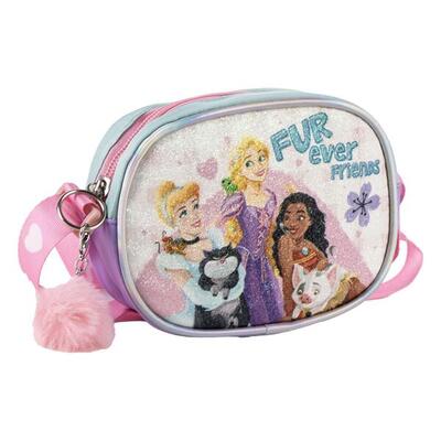 Borsa da viaggio per bambine a tema principessa con occhiali e accessori