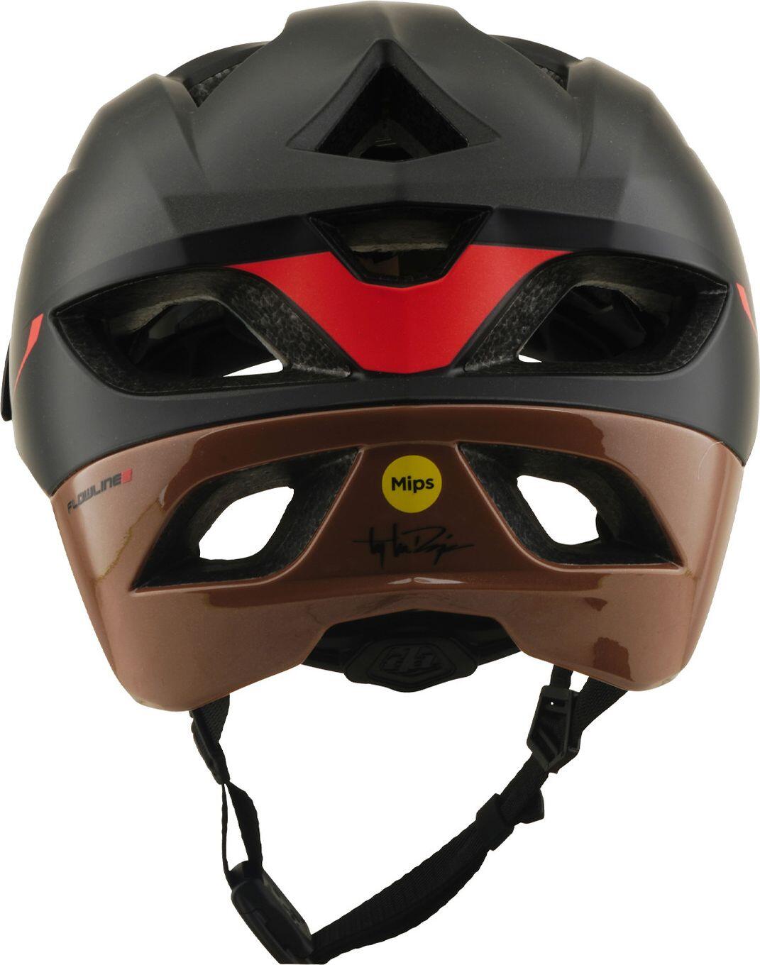 Casco da MTB Troy Lee Designs Flowline SE Mips Stacks Charcoal/Sienna 3/7