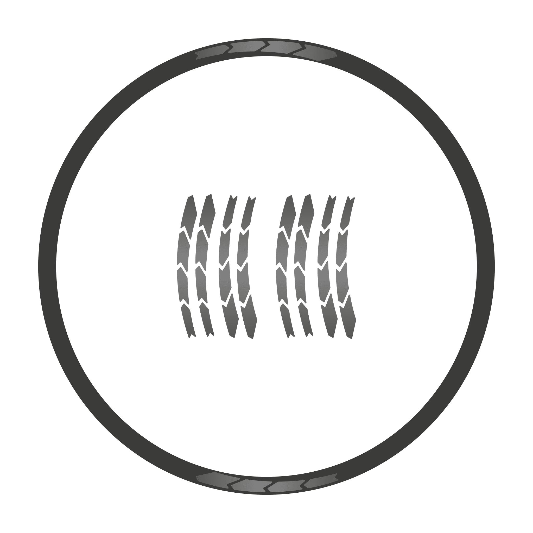 reflektierende Sticker für Fahrradfelgen – erhöhte Sichtbarkeit & Sicherheit 3/4