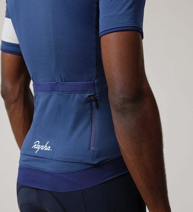 Maillot Manches Courtes Rapha Core Bleu Navy 6/7