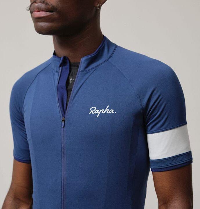 Maillot Manches Courtes Rapha Core Bleu Navy 5/7
