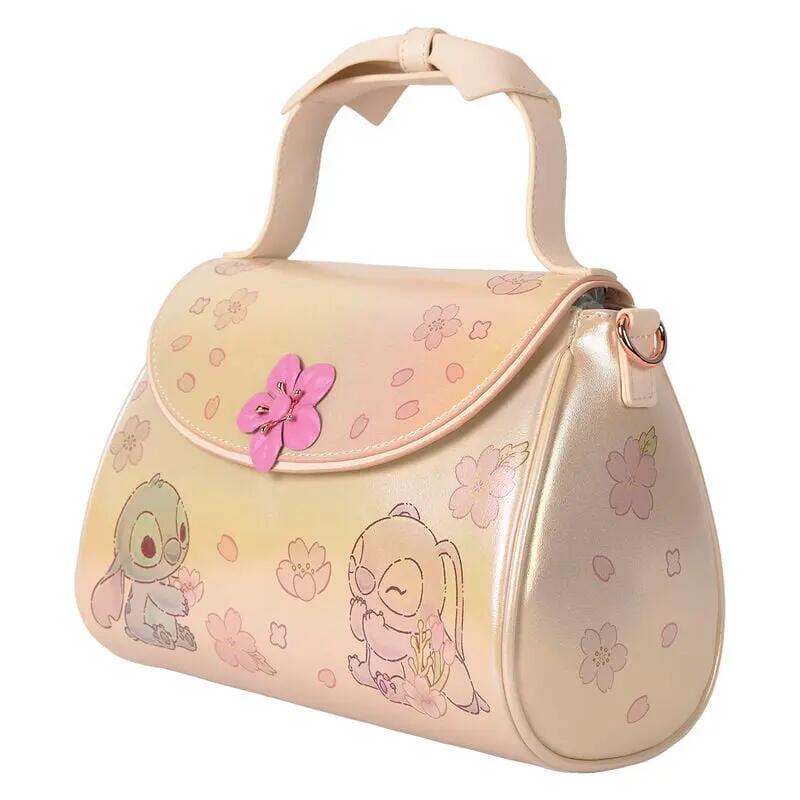 Borsa sportiva per bambini Blackfit8 con design a farfalle e tracolla blu 2/4