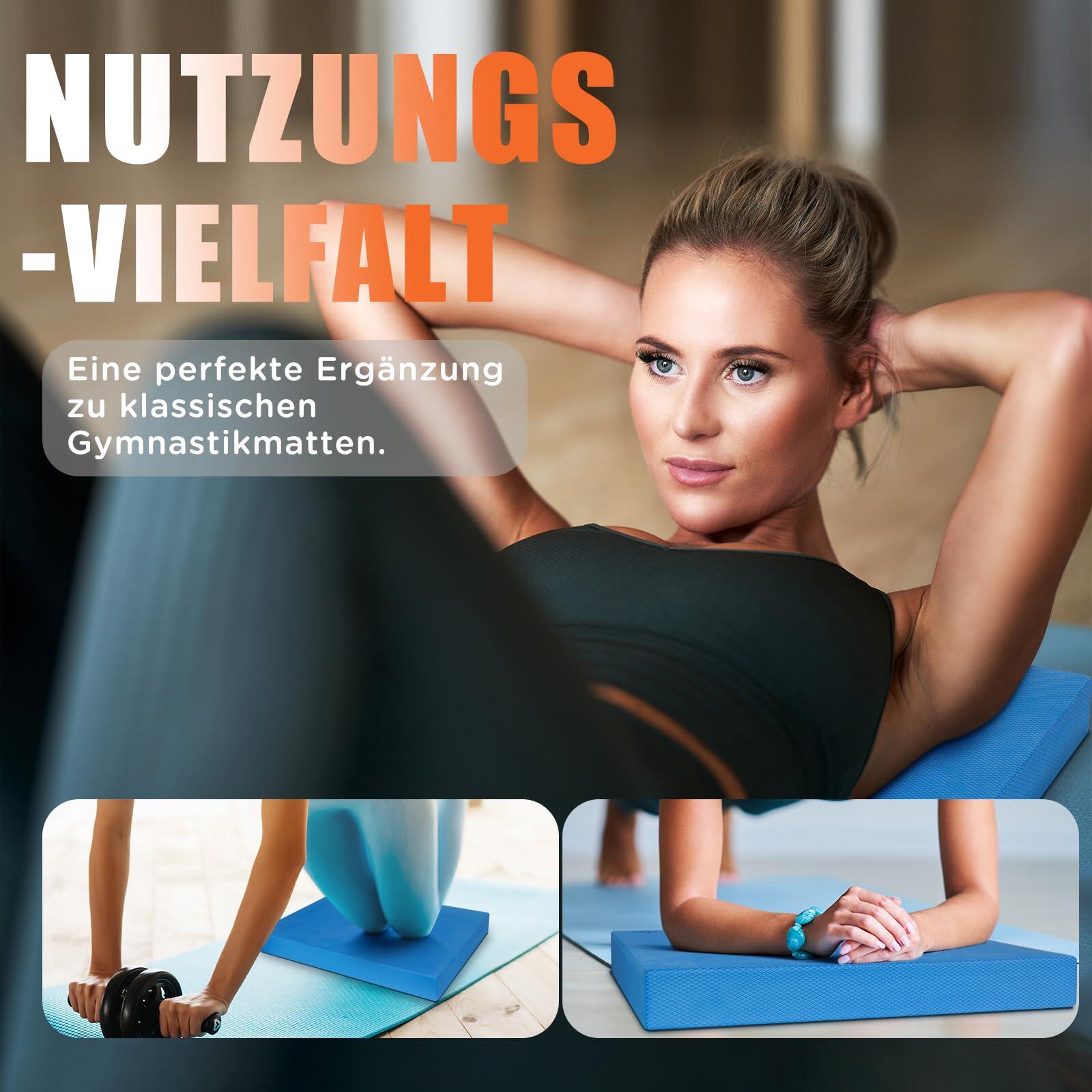 DH FitLife Balancekissen Premium, Memory-Schaum, rutschfest, bis 150 kg 4/7