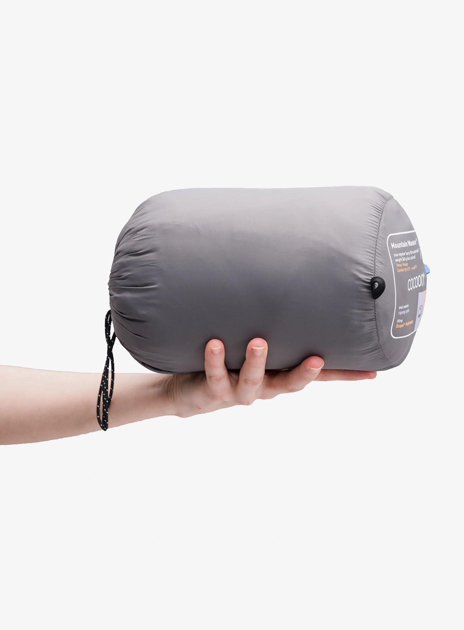Śpiwór syntetyczny Cocoon Mountain Wanderer Regular (185 cm) - volcano grey/blue 6/7