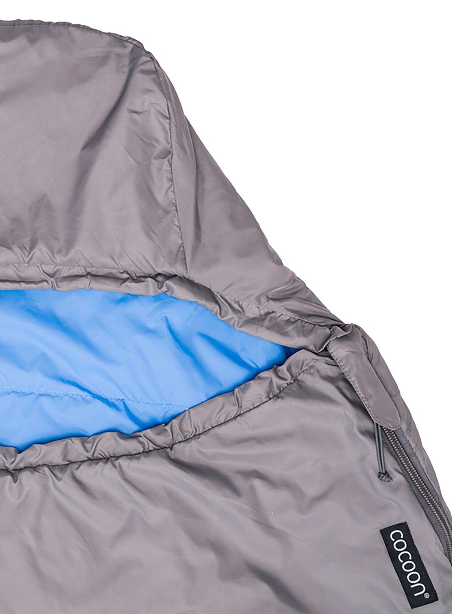 Śpiwór syntetyczny Cocoon Mountain Wanderer Regular (185 cm) - volcano grey/blue 4/7