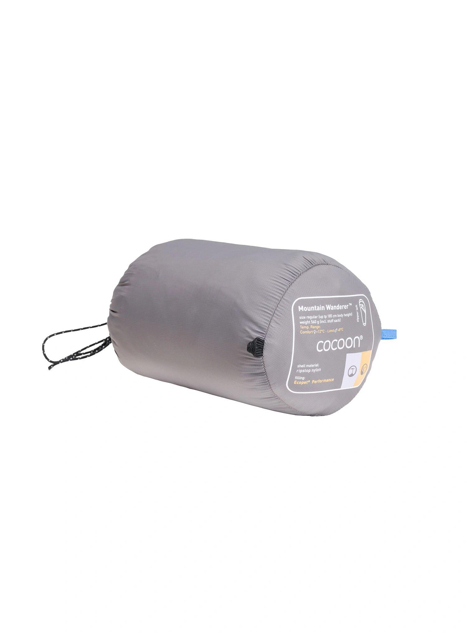 Śpiwór syntetyczny Cocoon Mountain Wanderer Regular (185 cm) - volcano grey/blue 3/7