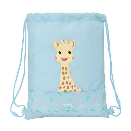 Sac de couchage plat pour enfant Sophie la Girafe, déperlant et à cordon
