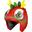 Husa Casca BARTS Helmet Cover 3D, Dragon, Copii