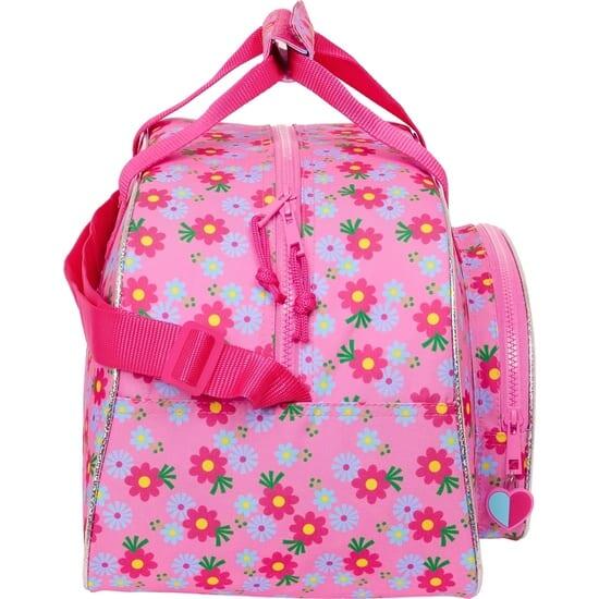 Bolsa de ombro infantil Bloom Princess com alça ajustável, rosa. 3/3