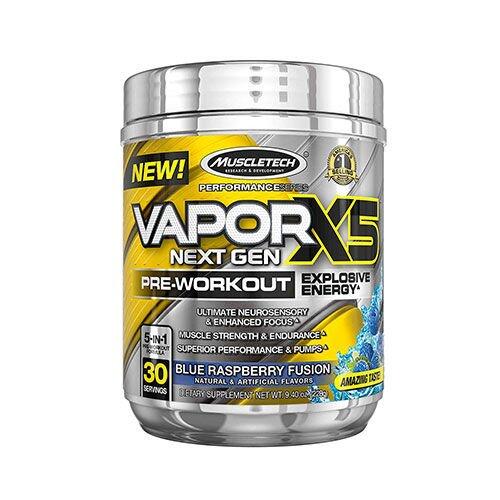 MUSCLE TECH Vapor X5 Next Gen - 266g Framboesa da Muscletech