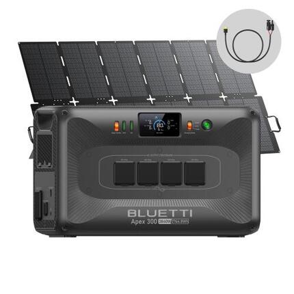 Solar Generator Apex 300 mit 500W Panel, 5529,6Wh für Camping,Notfall- 99% RENEW