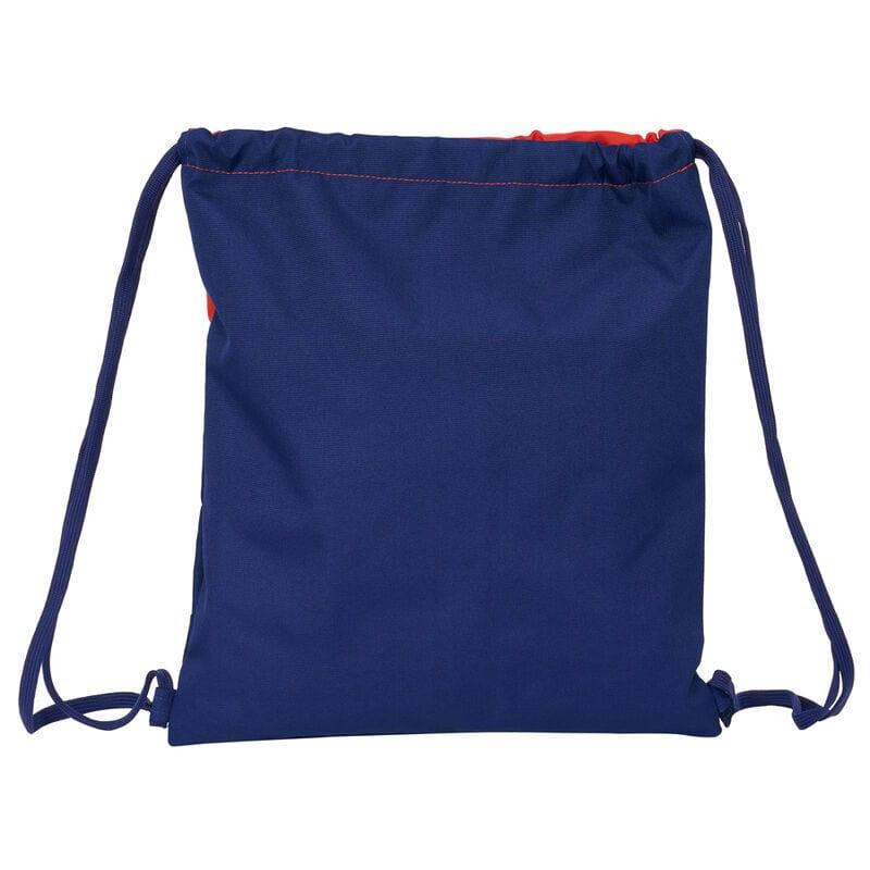 Bolsa de Playa Infantil Hello Kitty de Nylon Resistente Azul y Blanca 2/4