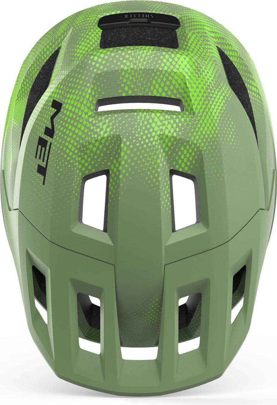 Casque Junior VTT Met Shelter Youth Vert 5/5