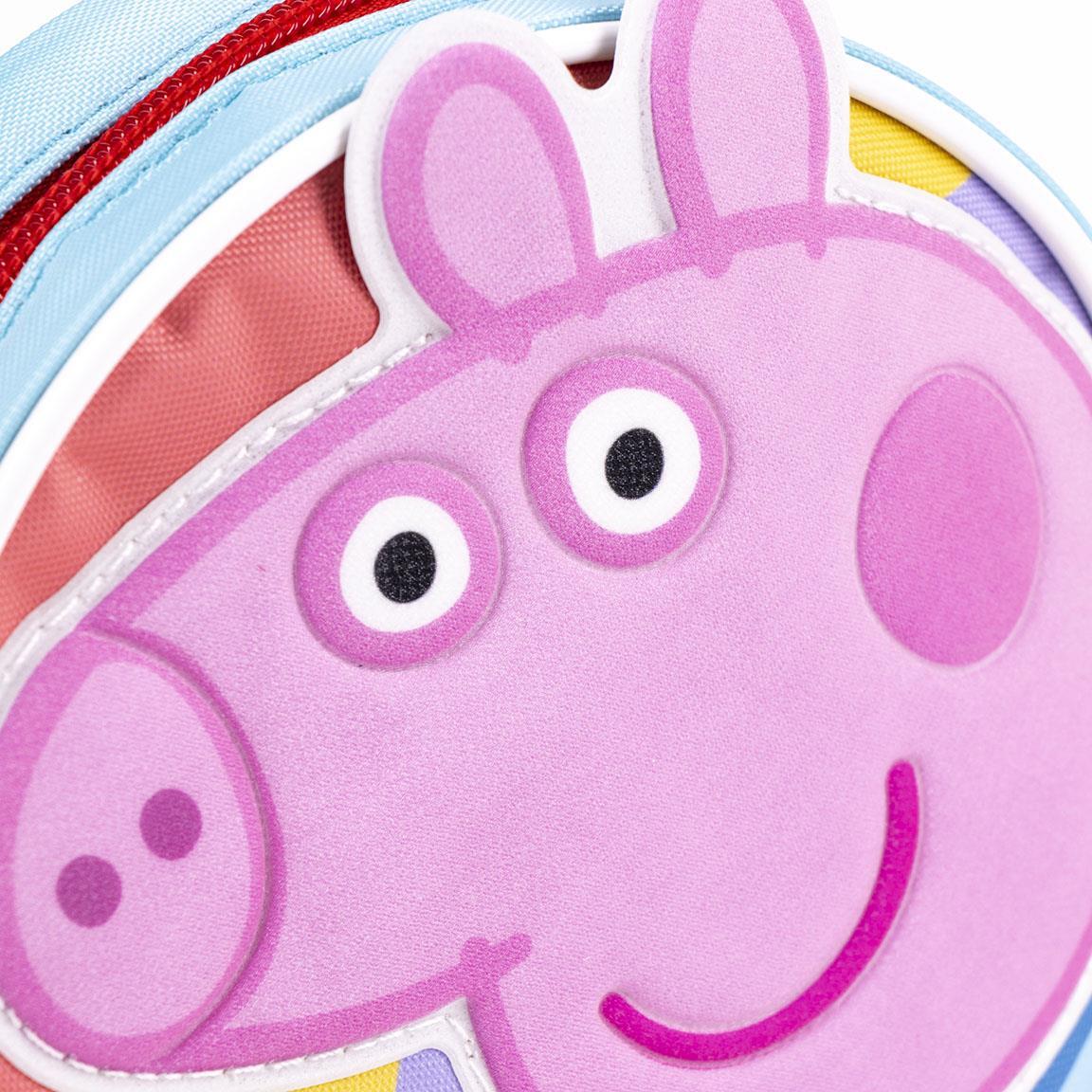 Bolsa de ombro infantil Glowlab Kids com alça ajustável e zíper, rosa 5/5