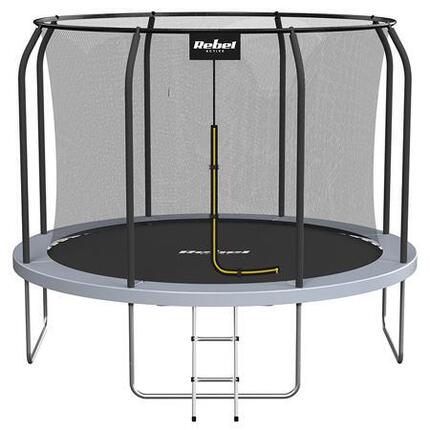 Trampolina ogrodowa dla dzieci Rebel Active z siatką ochronną 8ft/244 cm