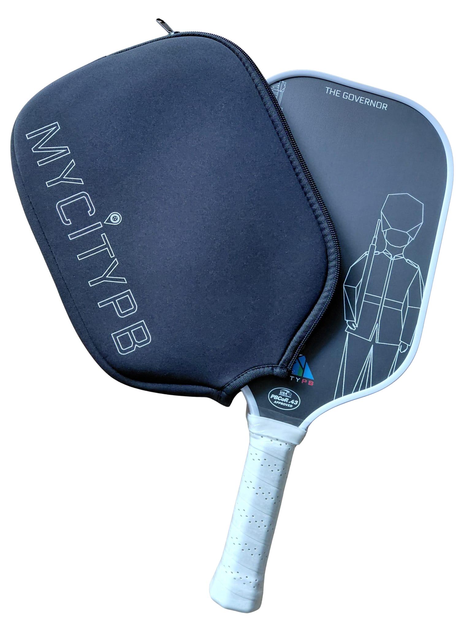 MyCityPB Pickleball Paddle Cover - Black 2/2
