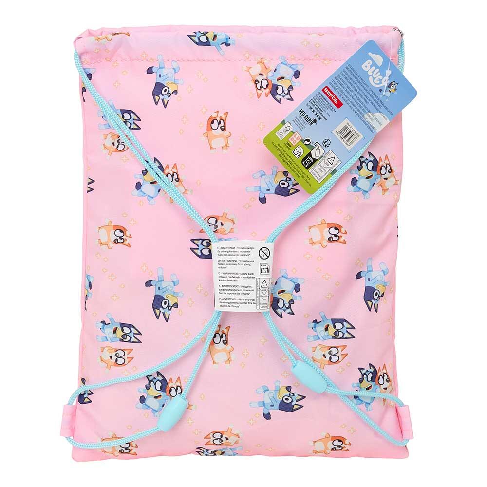 Bolsa plana infantil Wish com bolso interno com zíper e cordão, lilás 5/5