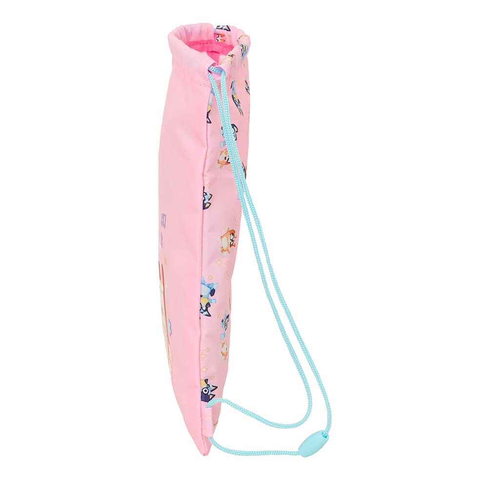 Bolsa plana infantil Wish com bolso interno com zíper e cordão, lilás 3/5