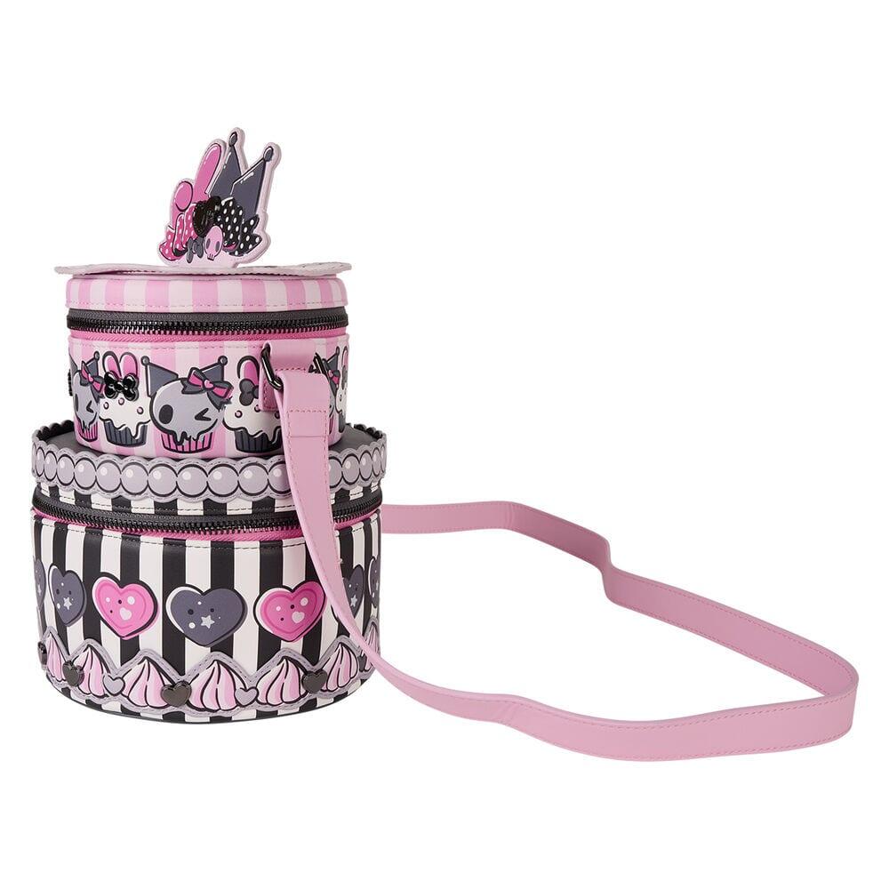Sac bandoulière enfant My Melody et Kuromi avec bandoulière réglable, rose 4/4