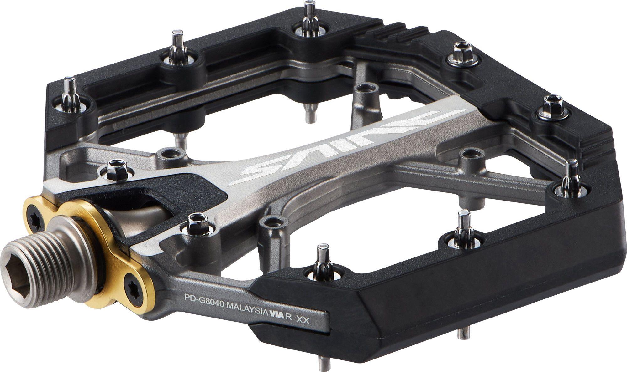 Paire de Pédales Plates Shimano Saint PD-G8040 Noir 4/7