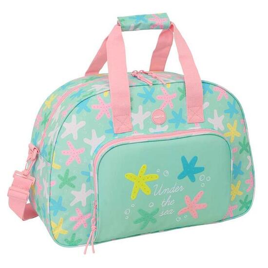 Sac à chaussures pour enfants Glowlab Hearts, taille moyenne, avec poignée