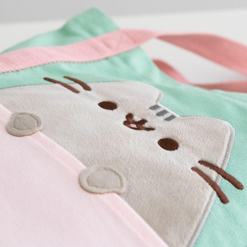 Bolsa de Deporte Adultos Pusheen de Algodón con Cremallera Verde 4/4