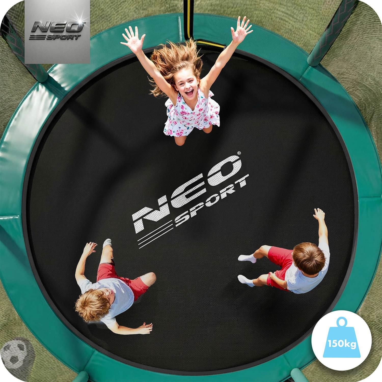 Gartentrampolin Kindertrampolin mit Sicherheitsnetz NS-12C181 374 cm (12 ft) 3/7