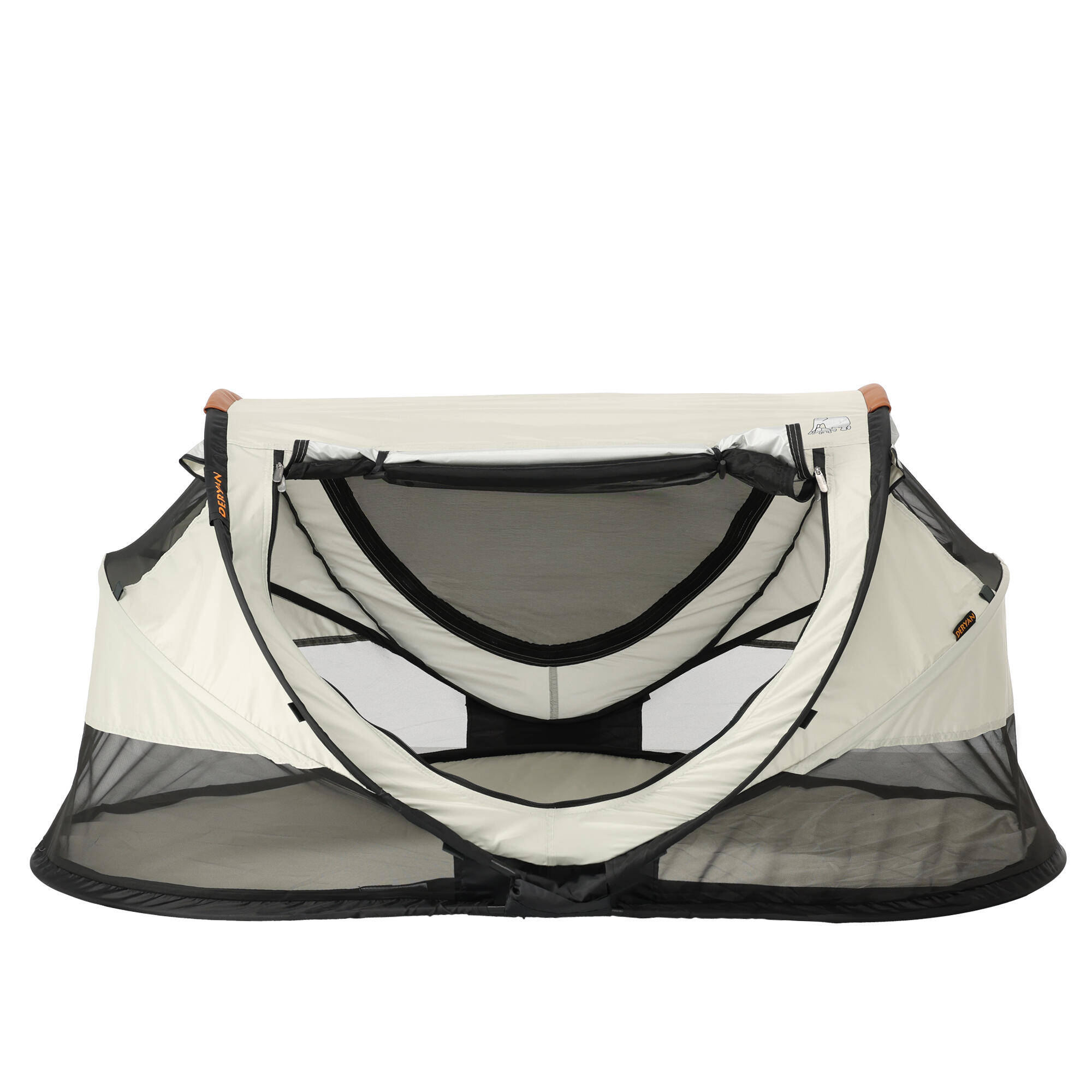 Peuter Luxe Campingbedje - Inclusief zelfopblaasbare matras - Ivory 4/8