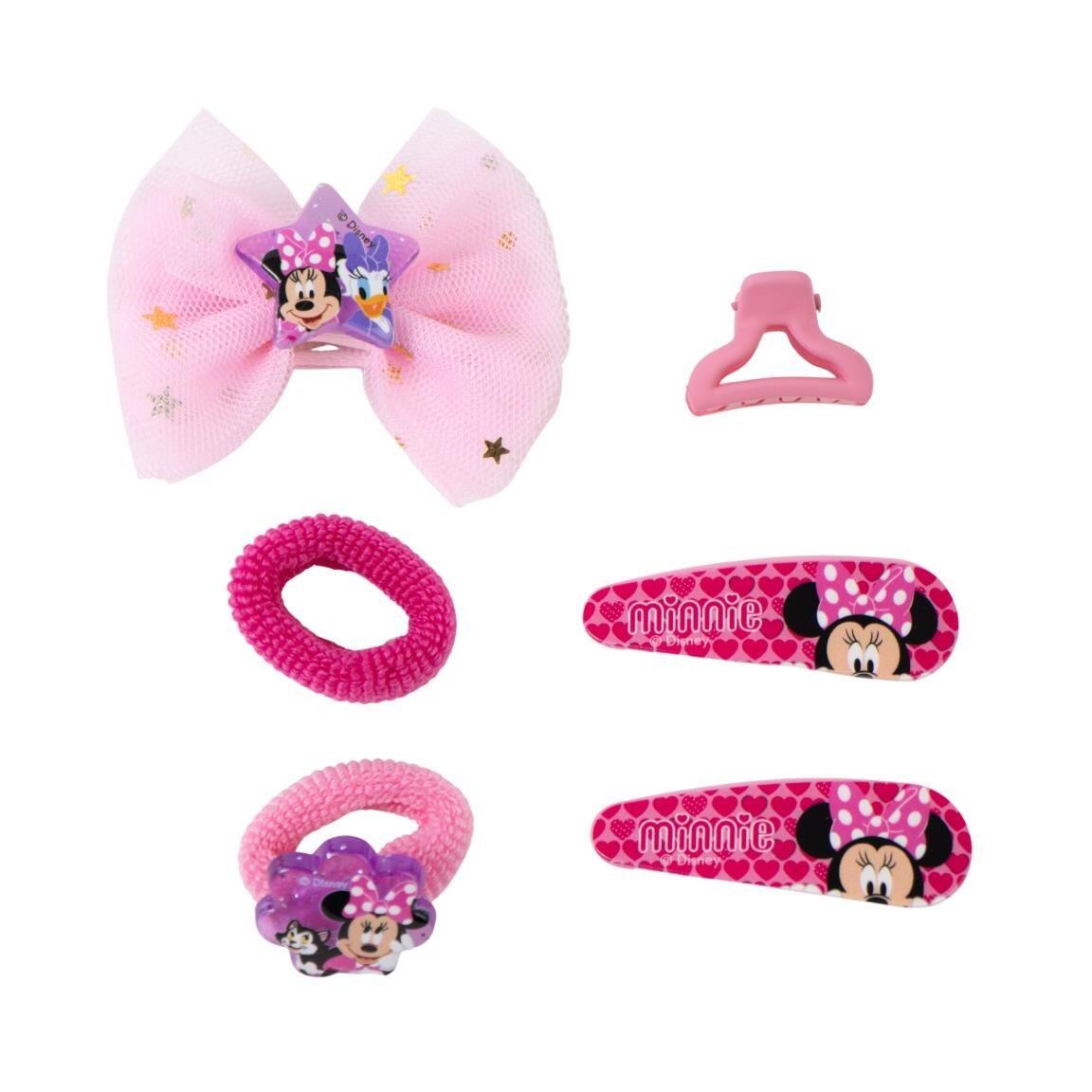 Mochila infantil 3D Princesa com Rodinhas, 2 Rodas e Alça Telescópica, Rosa 5/7