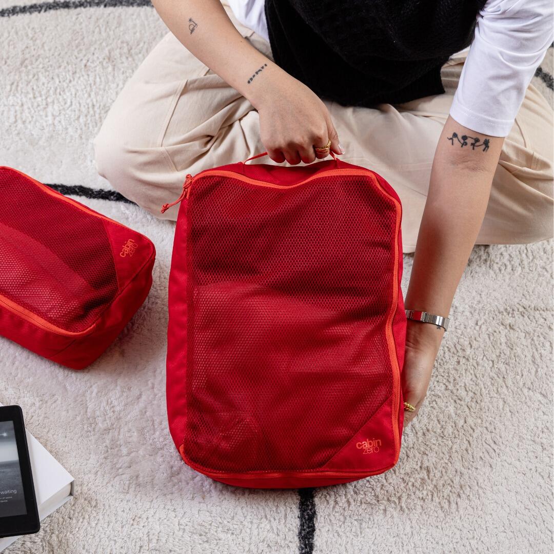 Organizer podróżny CabinZero Packing Cube Classic Large 12.5 L - fiesta red 5/7
