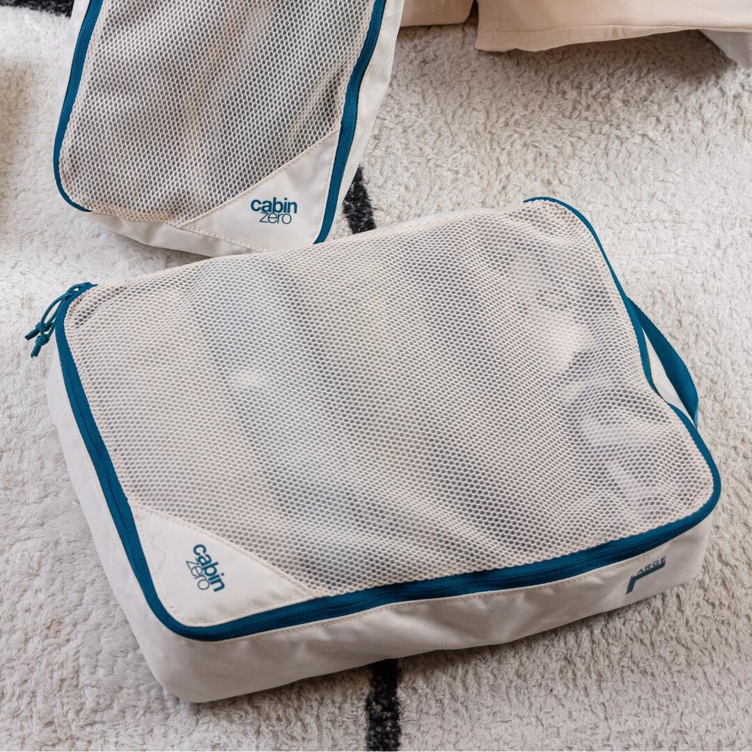 Organizer podróżny CabinZero Packing Cube Classic Large 12.5 L - oyster white 6/7