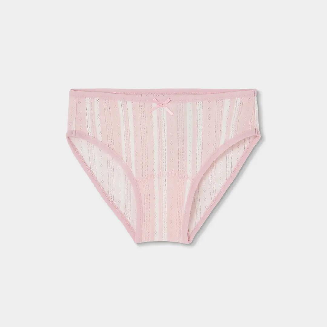 Pack 3 braguitas rosa estampado desayuno 5/7