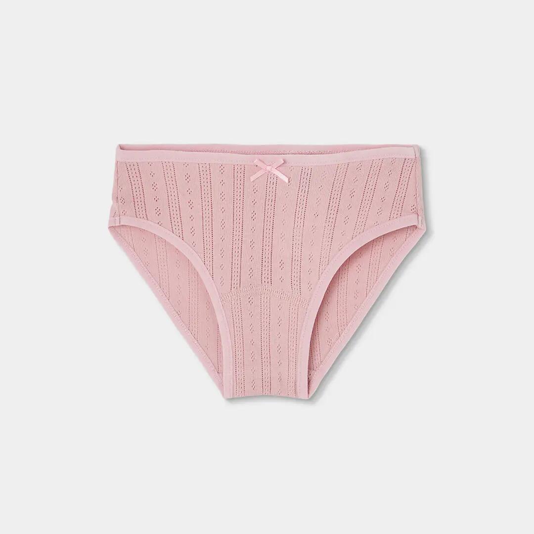 Pack 3 braguitas rosa estampado desayuno 4/7