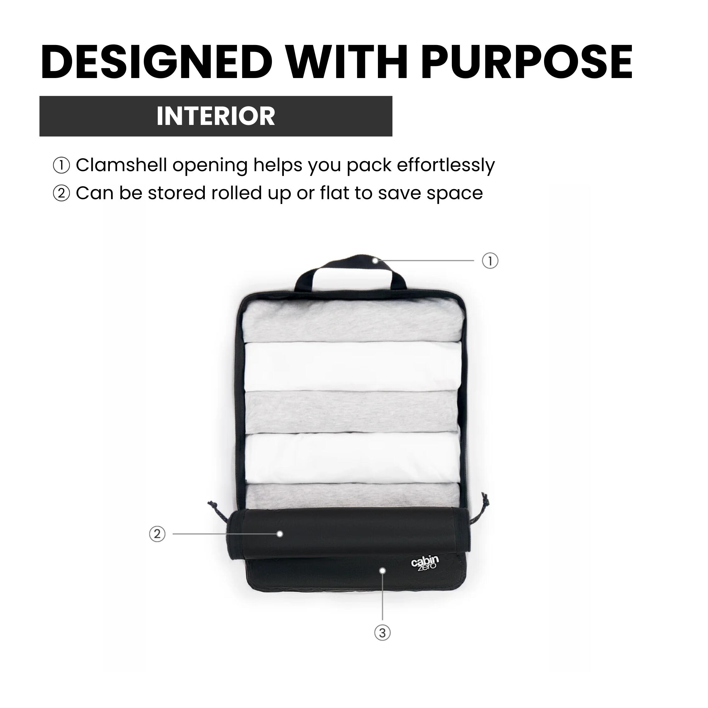 Organizer podróżny CabinZero Packing Cube Ultralight Large 13 L - fiesta red 4/7