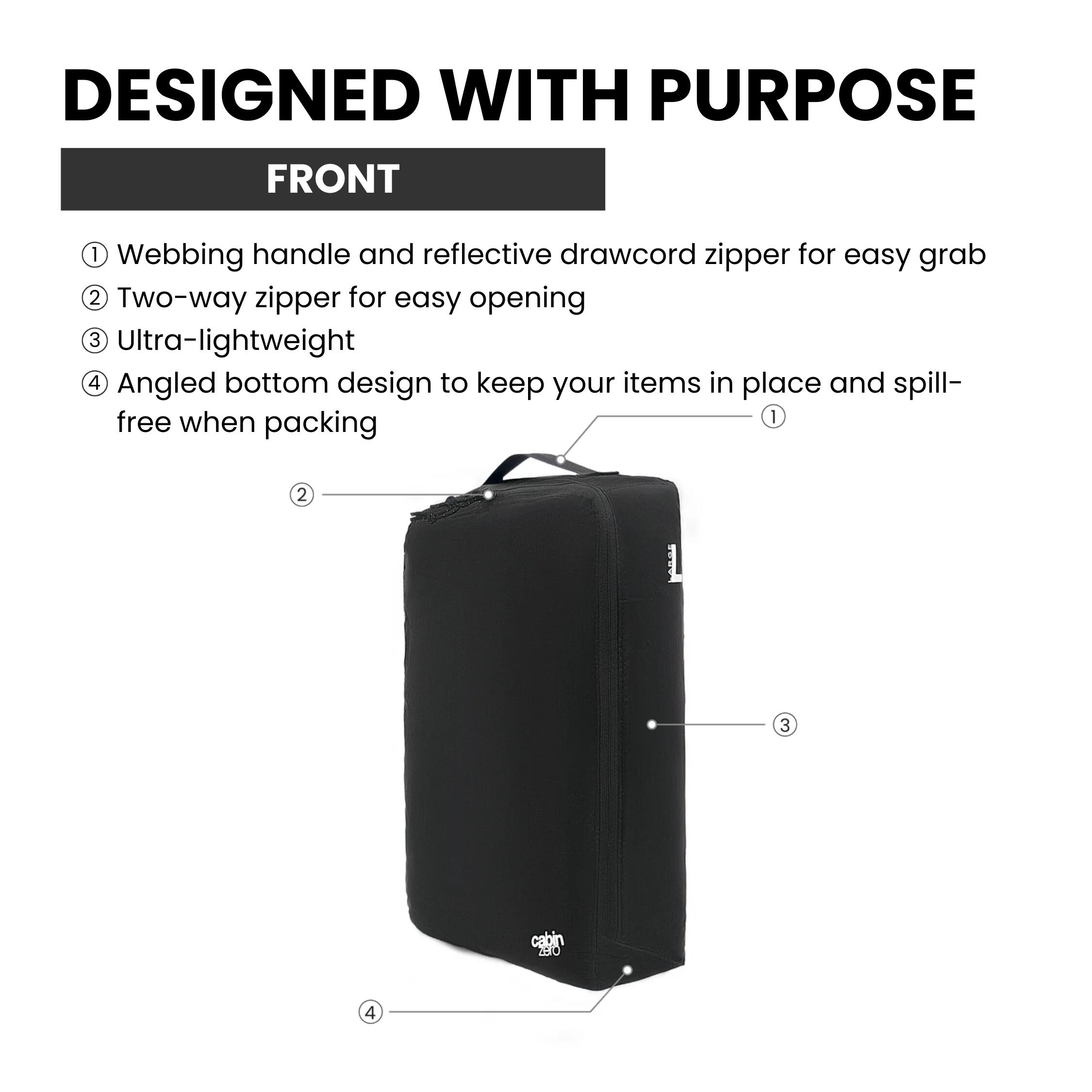 Organizer podróżny CabinZero Packing Cube Ultralight Large 13 L - fiesta red 3/7