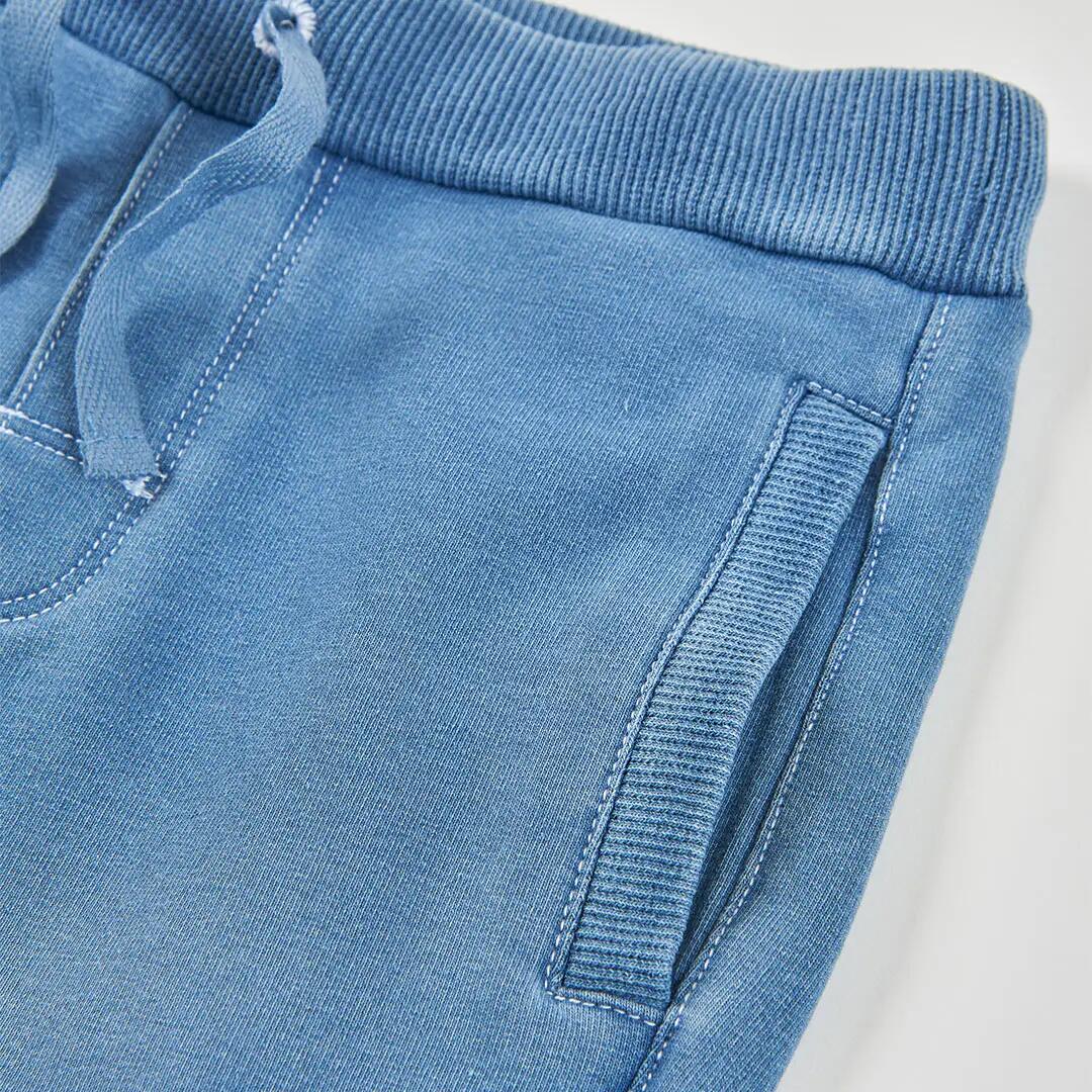 Pantalones de verano de senderismo kids niño boboli azul 3/4