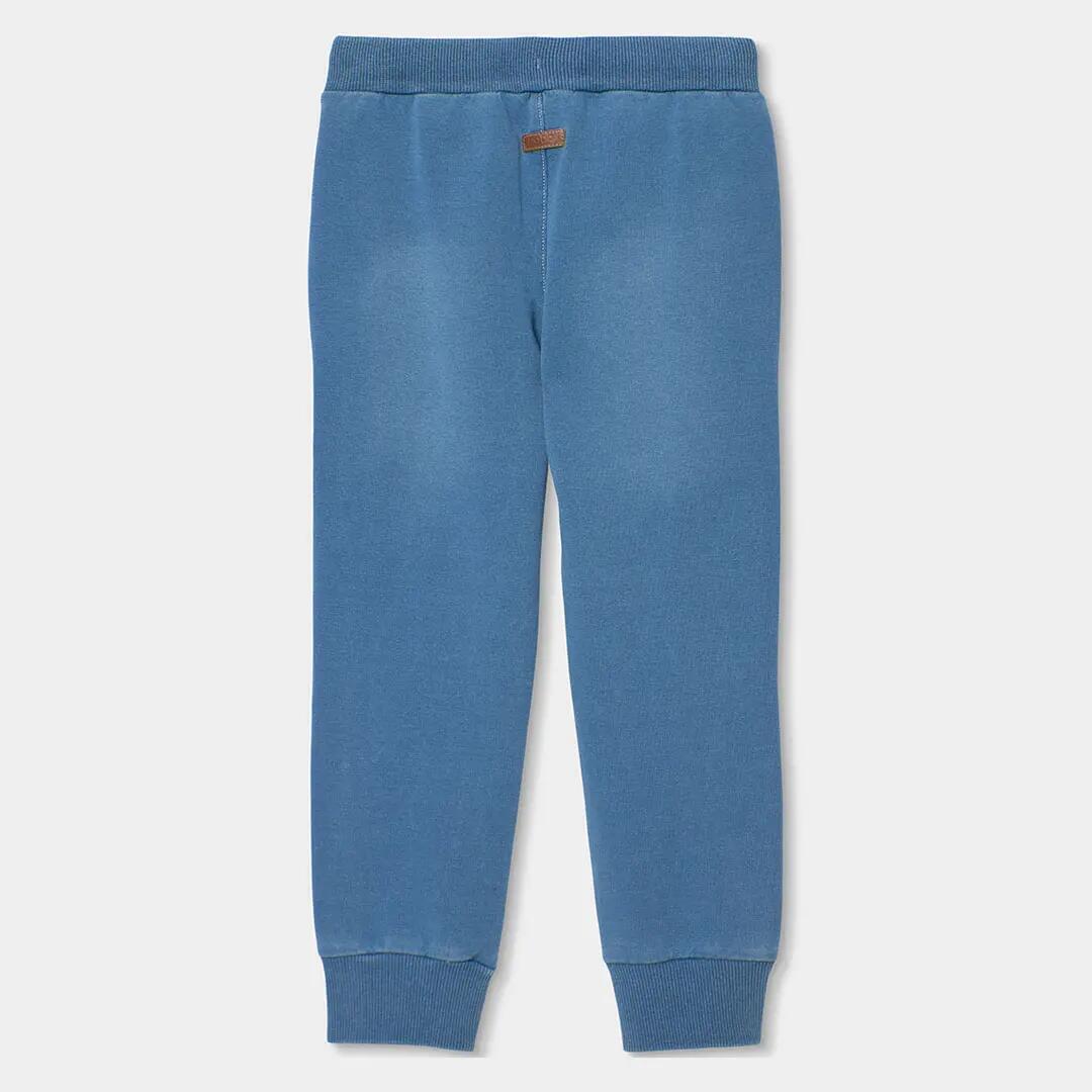 Pantalones de verano de senderismo kids niño boboli azul 2/4