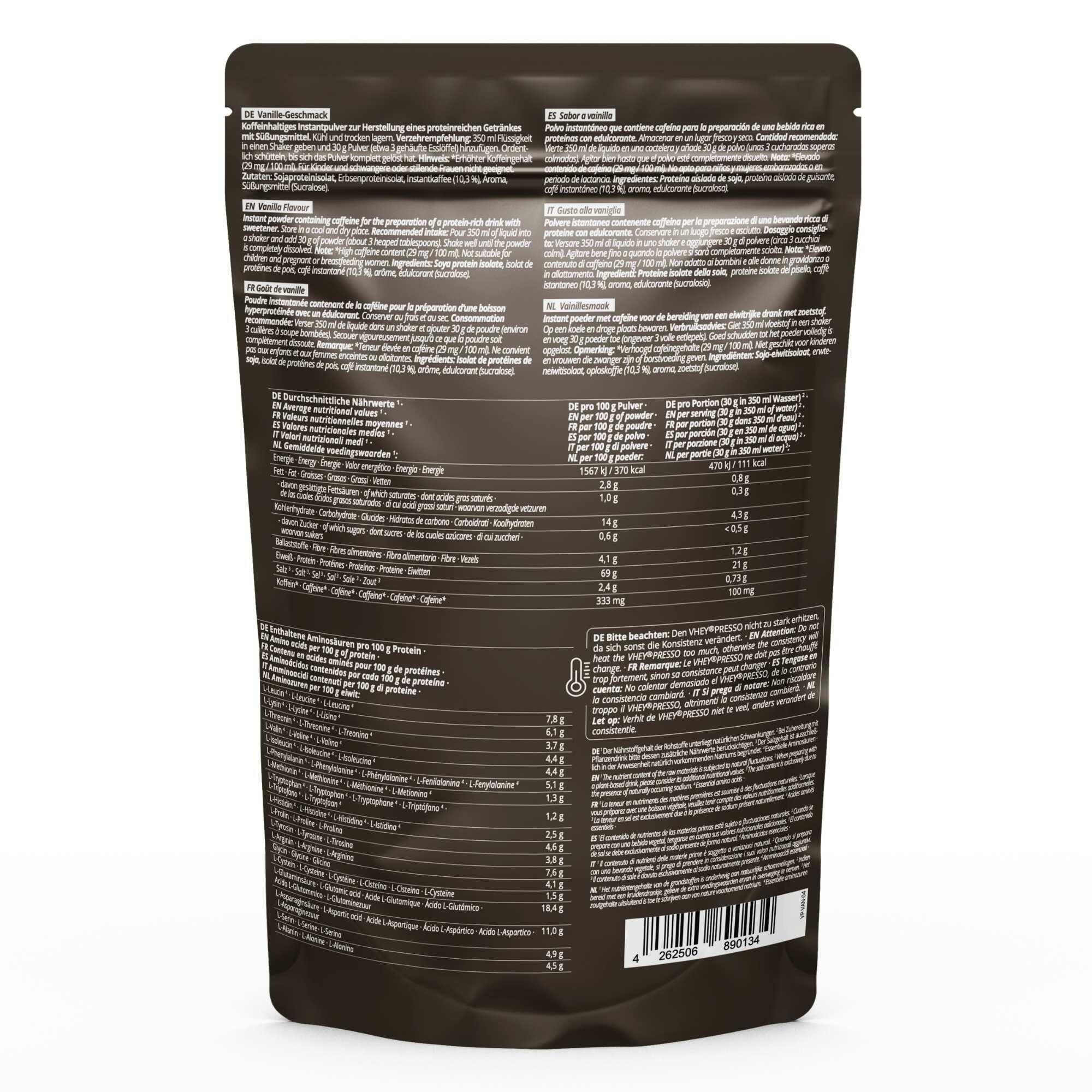 Caffè proteico Vheypresso Iced Coffee Vaniglia 800 g 2/5