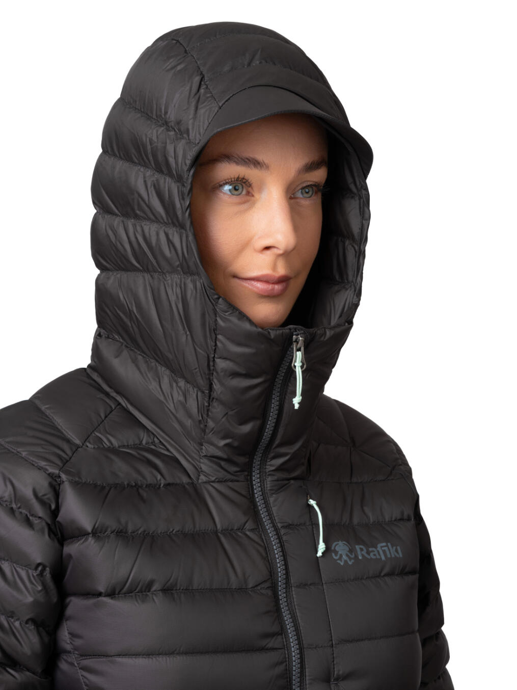 Daunenjacke  mit Kapuze, Damen Rafiki Project 7/7