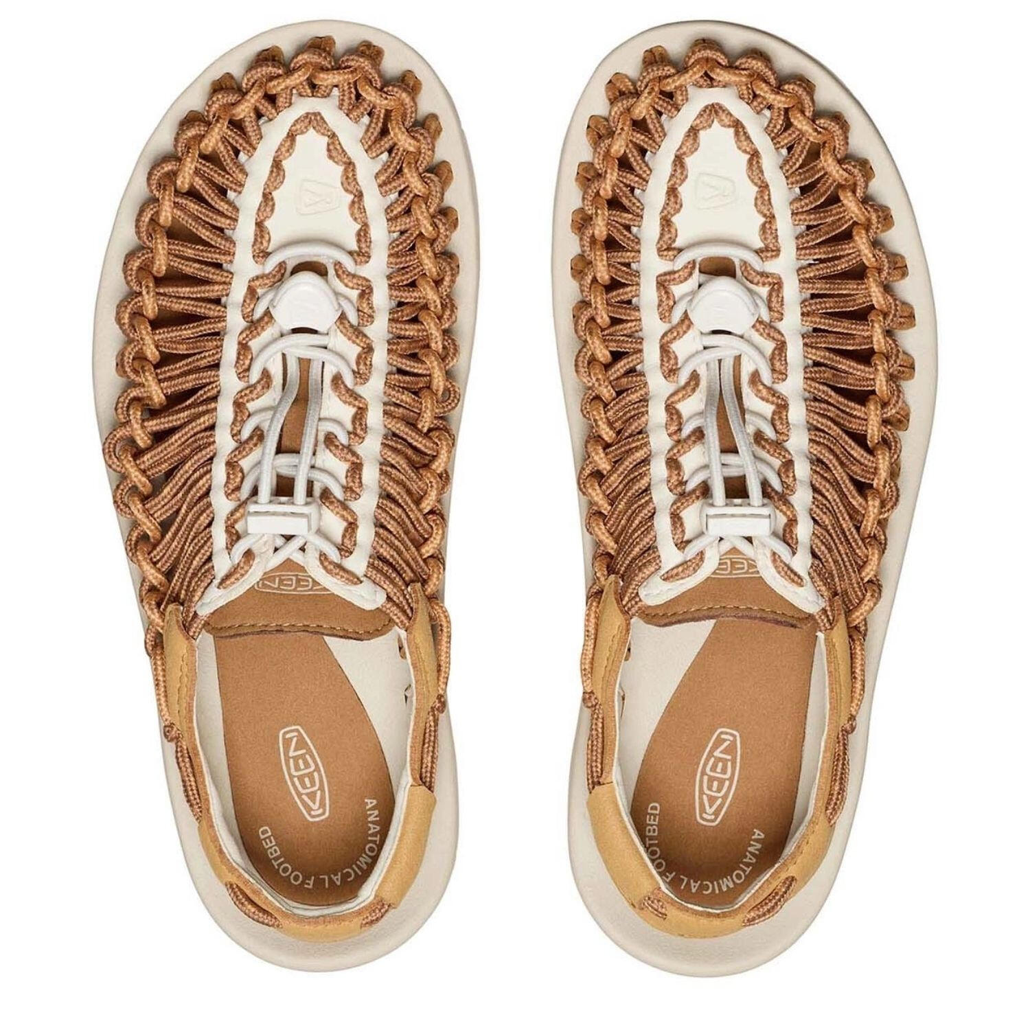 Keen Uneek dames sportsandalen beige stedelijk voor de zomer 7/7