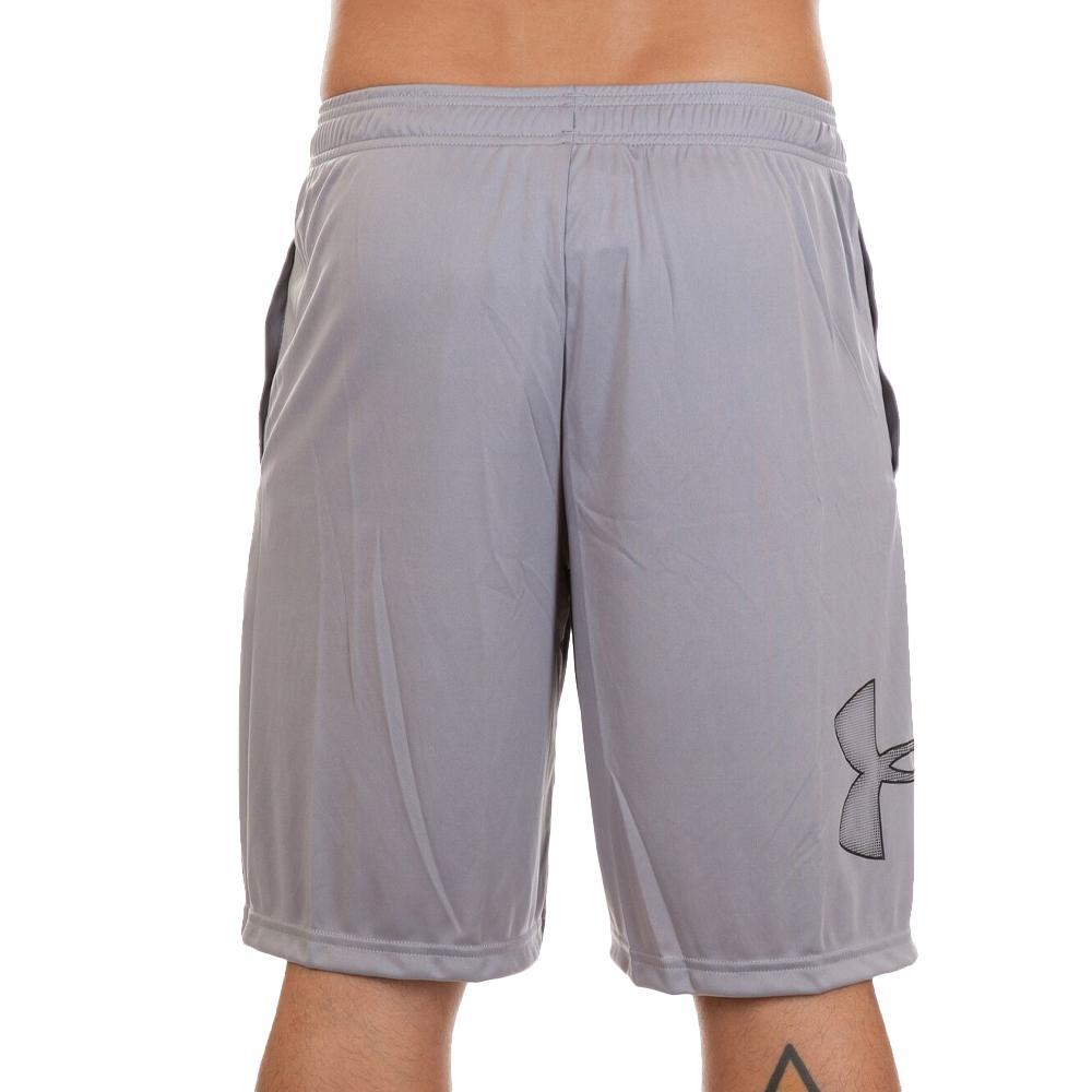 Pantalones Cortos Deporte Hombre Under Armour Tech Graphic Grises - L 2/6
