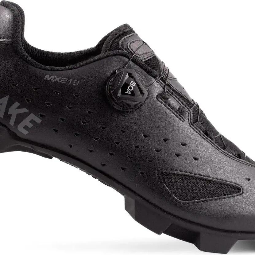 Lake MX219 MTB Shoes Black/Grey - Regular