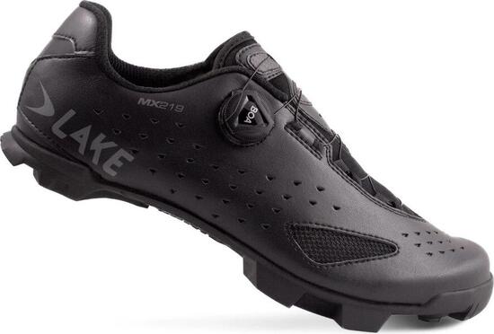 Zapatillas MTB Lake MX219 Negro/Gris - Regular